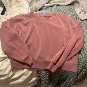 Oversized Lululemon Softstream Cropped Sweatshirt